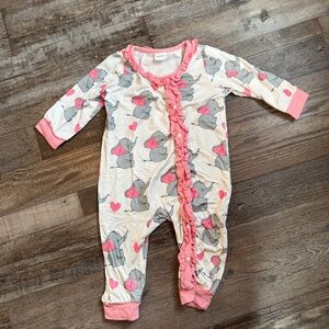 12 month elephant pajamas